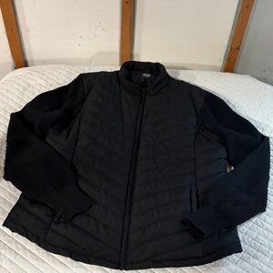 Maurices Black Quilted Jacket
